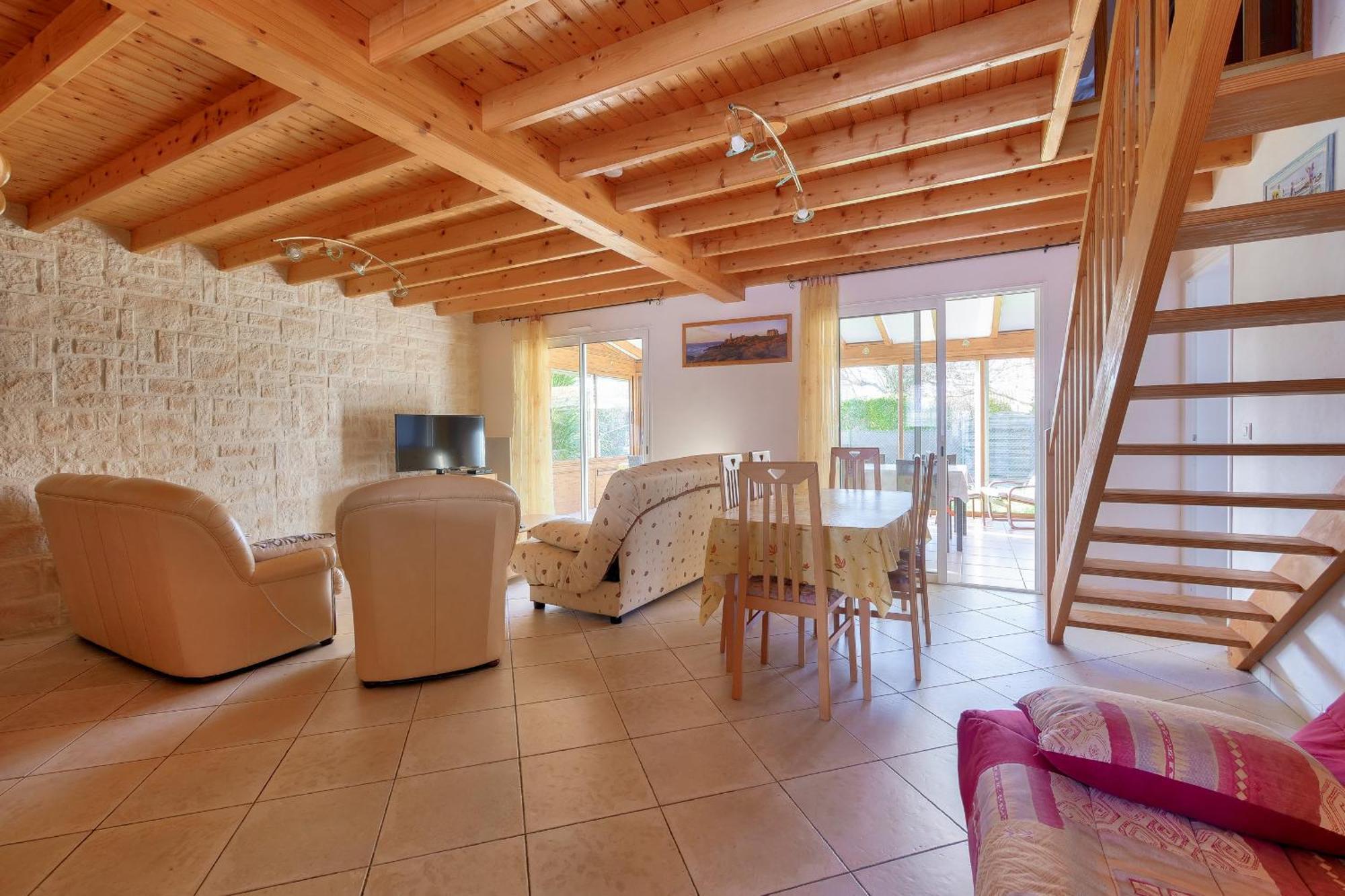 Maison Pour 8 - 5Min De La Plage - Jardin & Veranda لونجفيل-سور-مير المظهر الخارجي الصورة