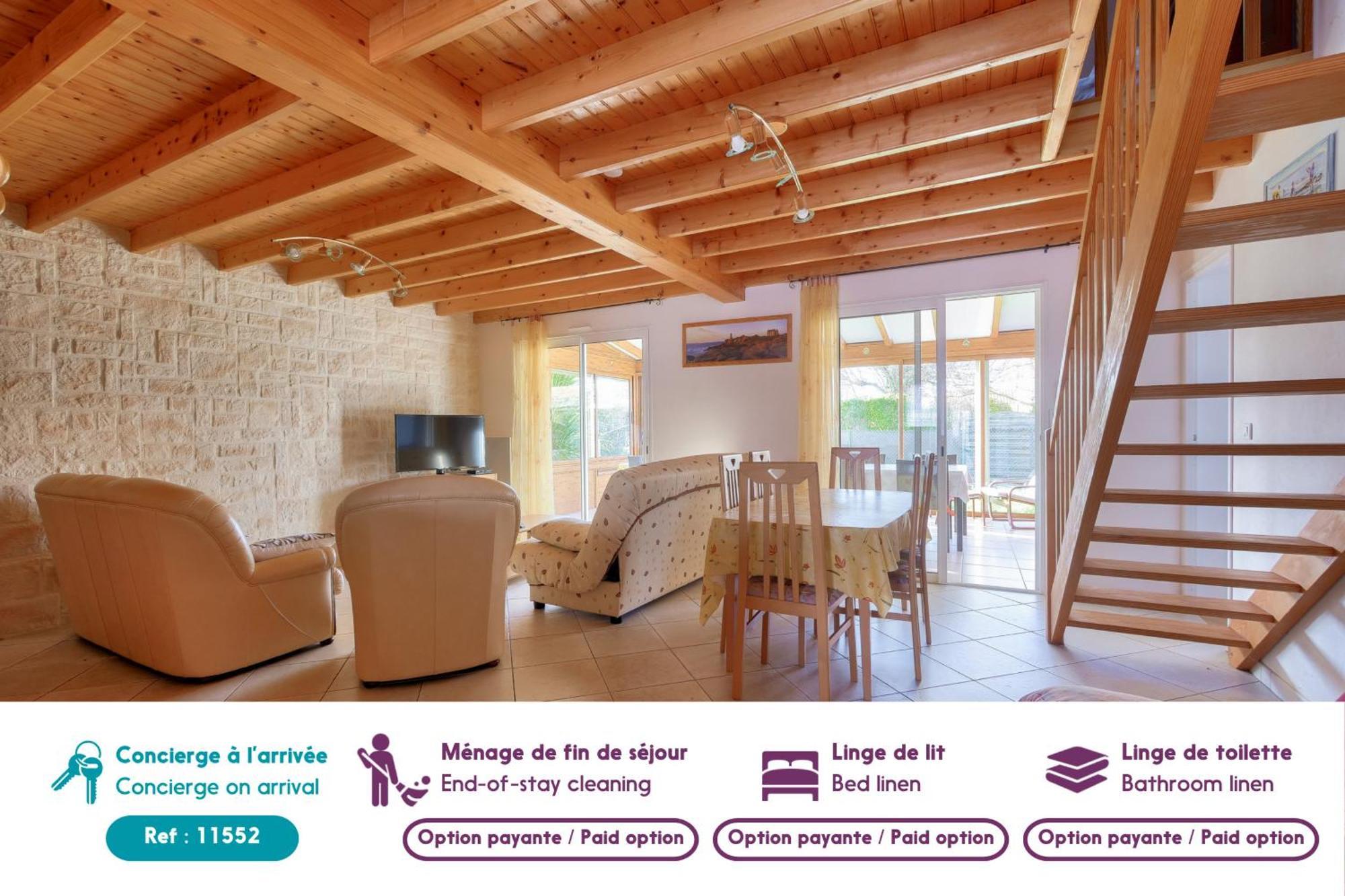 Maison Pour 8 - 5Min De La Plage - Jardin & Veranda لونجفيل-سور-مير المظهر الخارجي الصورة